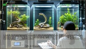 quarantine and transport procedures