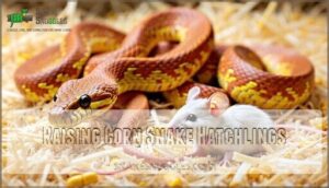 raising corn snake hatchlings