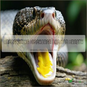 recognizing discharge and bad breath