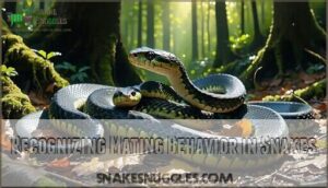 recognizing mating behavior in snakes