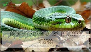 recognizing respiratory problems in snakes