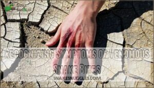 recognizing symptoms of venomous snake bites