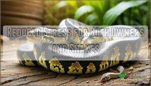 reduced stress for both owners and snakes