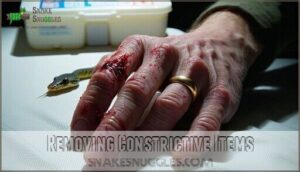 removing constrictive items