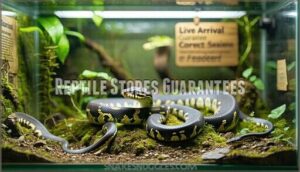 reptile stores guarantees