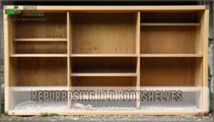 repurposing old bookshelves