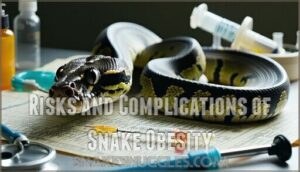 risks and complications of snake obesity