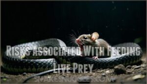 risks associated with feeding live prey