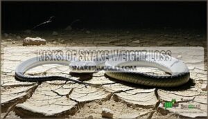 risks of snake weight loss
