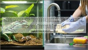 safe handling of feeder rodents