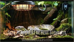 safe placement of heat elements