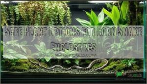 safe plant options for corn snake enclosures