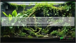 safe plants for snakes