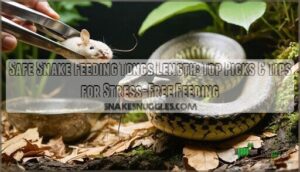safe snake feeding tongs length