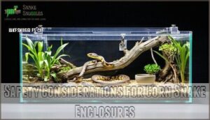 safety considerations for corn snake enclosures