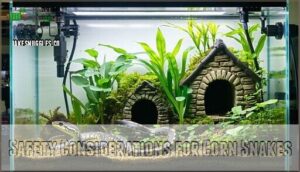 safety considerations for corn snakes