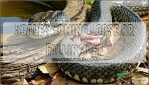 scales coming loose or falling off