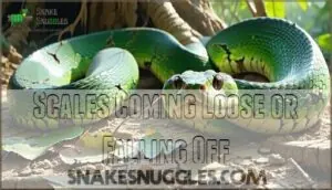 scales coming loose or falling off scales coming loose or falling off