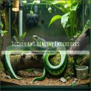secure and healthy enclosures