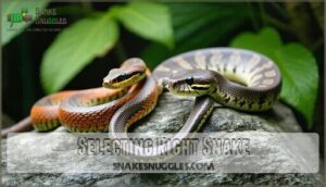 selecting right snake