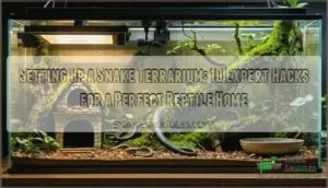 setting up a snake terrarium