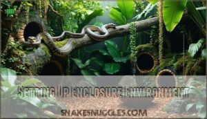 setting up enclosure environment