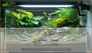 setting up lighting cycles and duration