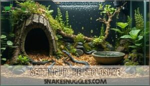 setting up the enclosure