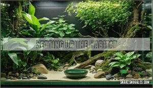 setting up the habitat