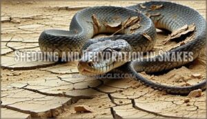 shedding and dehydration in snakes