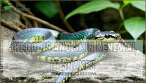 shedding and skin renewal in snakes