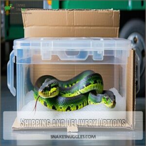shipping and delivery options