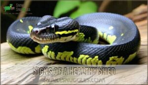 signs of a healthy shed