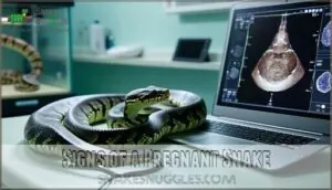 signs of a pregnant snake signs of a pregnant snake