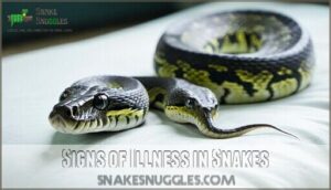 signs of illness in snakes