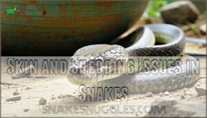 skin and shedding issues in snakes