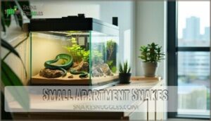 small apartment snakes