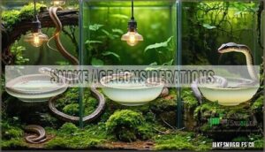snake age considerations