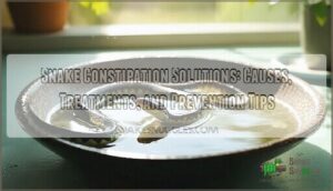 snake constipation solutions