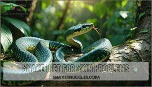 snake diet for skin problems