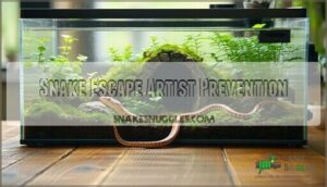 snake escape artist prevention
