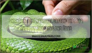 snake eye cap removal safely
