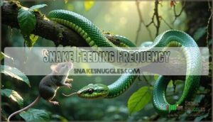 snake feeding frequency