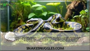snake feeding habits and behaviors