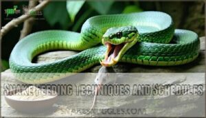 snake feeding techniques and schedules