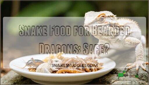 View of Snake Food for Bearded Dragons: Safe?