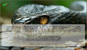 snake fungal disease (sfd) and eye infections