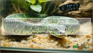 snake heating pad size guide