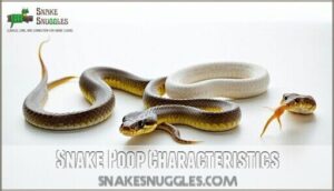 snake poop characteristics