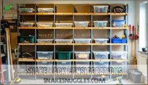snake rack considerations